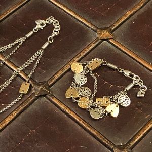 Brighton Multi Strand 2 Toned Bracelet